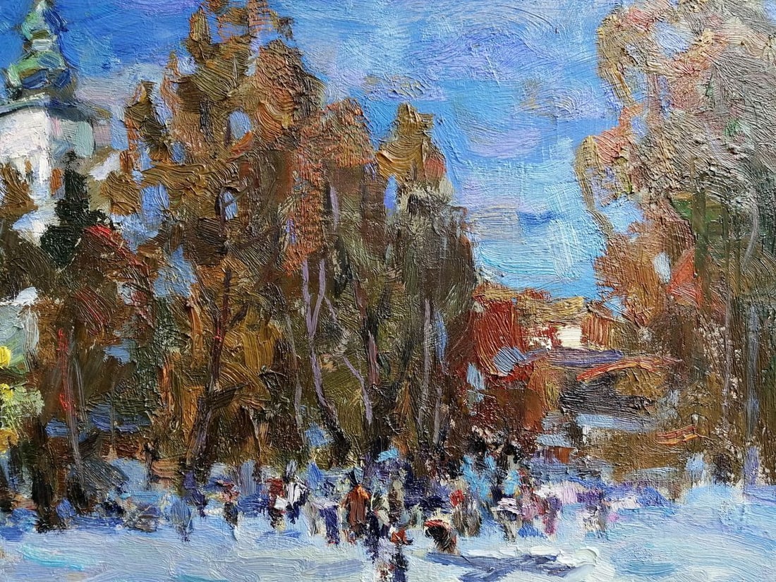 Oil painting Water baptism Kalenyuk Alex - 3