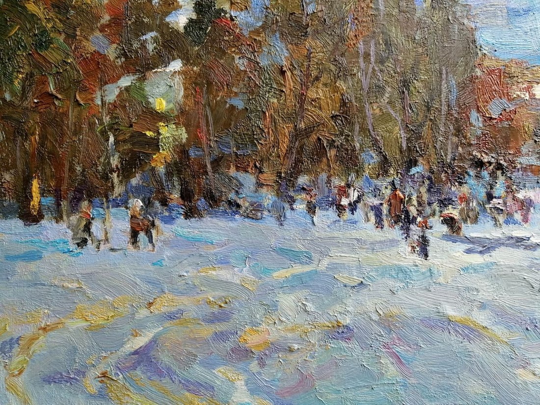 Oil painting Water baptism Kalenyuk Alex - 5