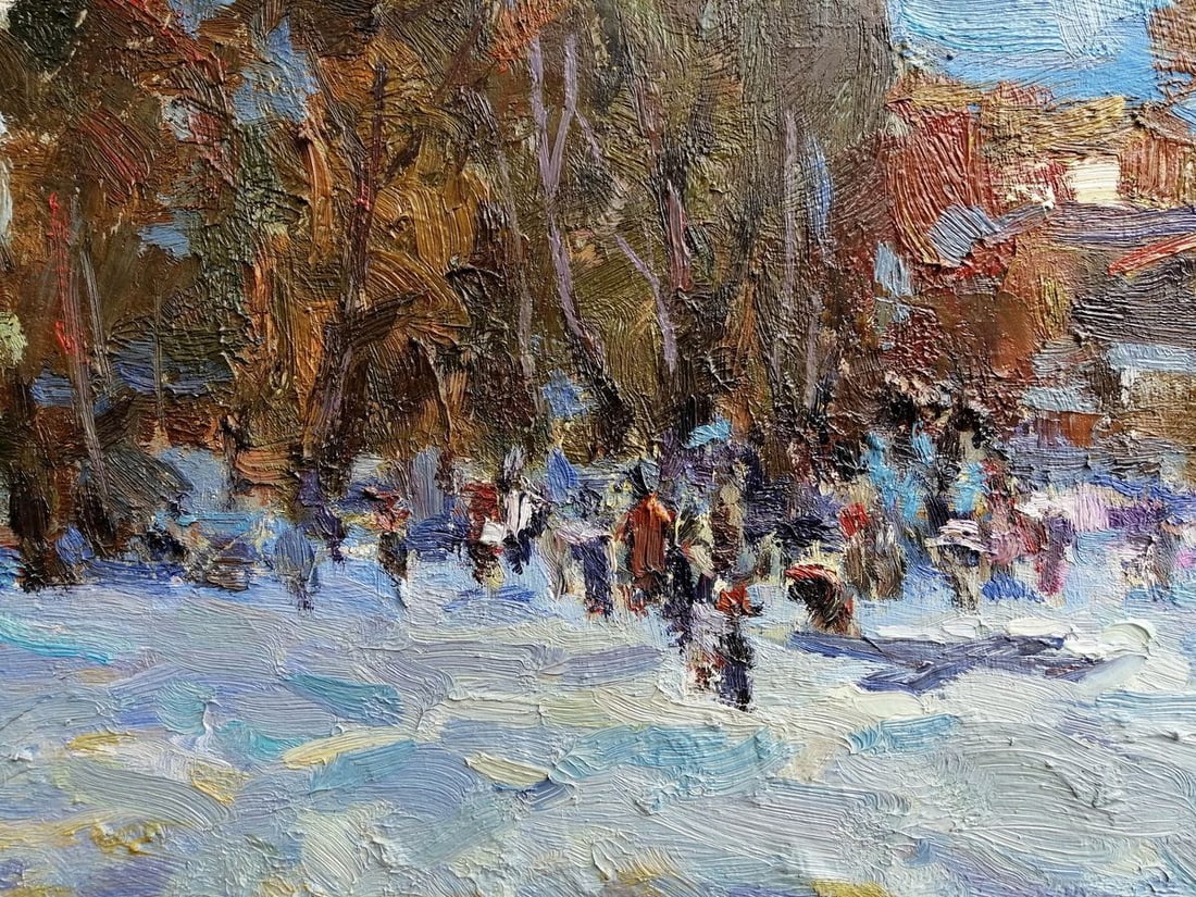 Oil painting Water baptism Kalenyuk Alex - 7