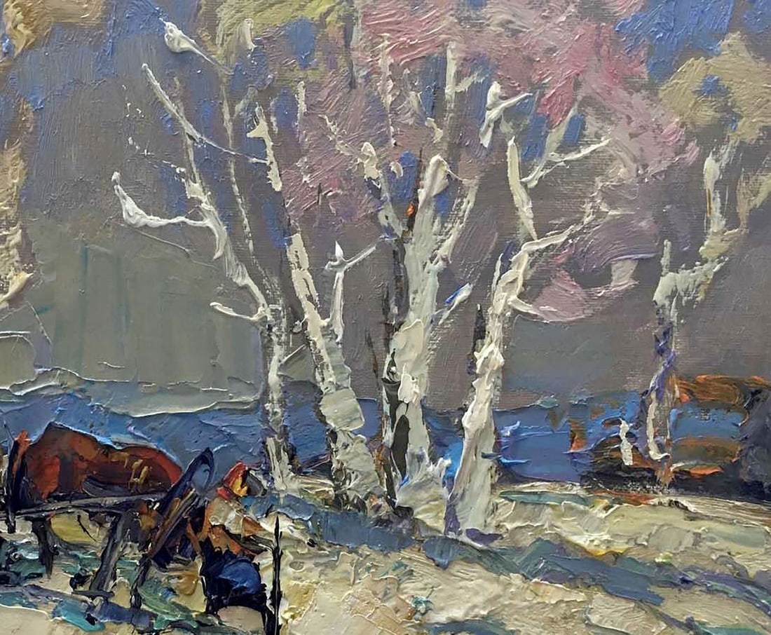 Oil painting Autumn day Kalenyuk Alex - 3