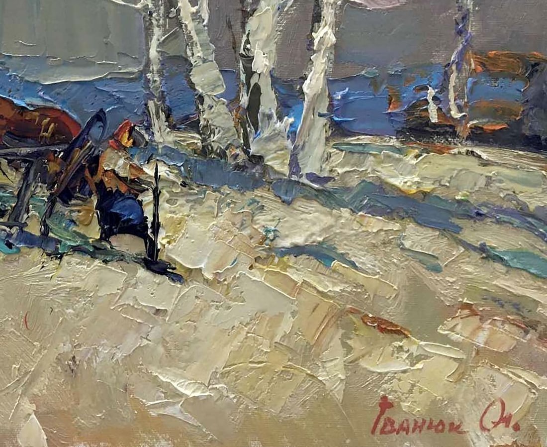 Oil painting Autumn day Kalenyuk Alex - 5