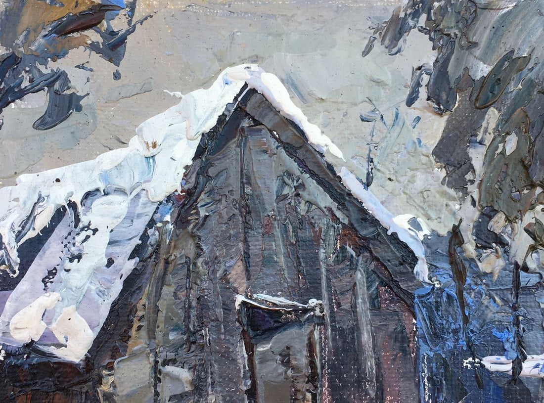 Oil painting In the courtyard Kalenyuk Alex - 4