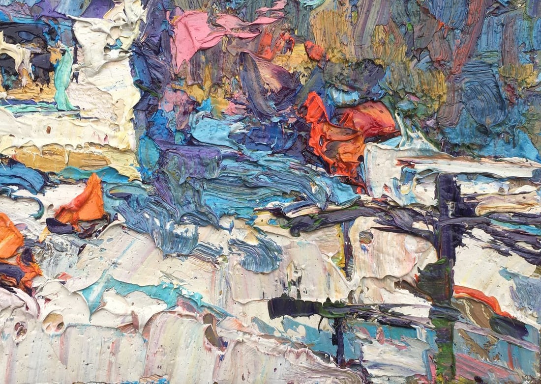 Oil painting Spring is coming soon Kalenyuk Oksana - 3