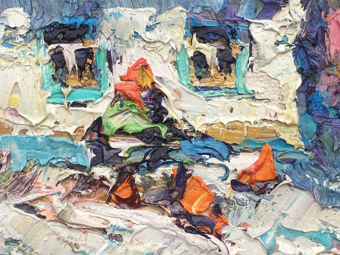 Oil painting Spring is coming soon Kalenyuk Oksana - 7