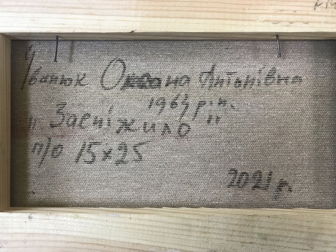 Oil painting It snowed Kalenyuk Oksana - 2