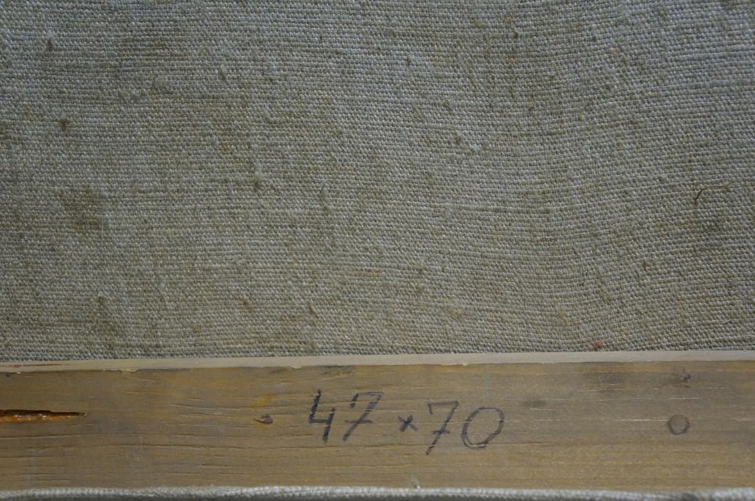 Oil painting Winter landscape - 8