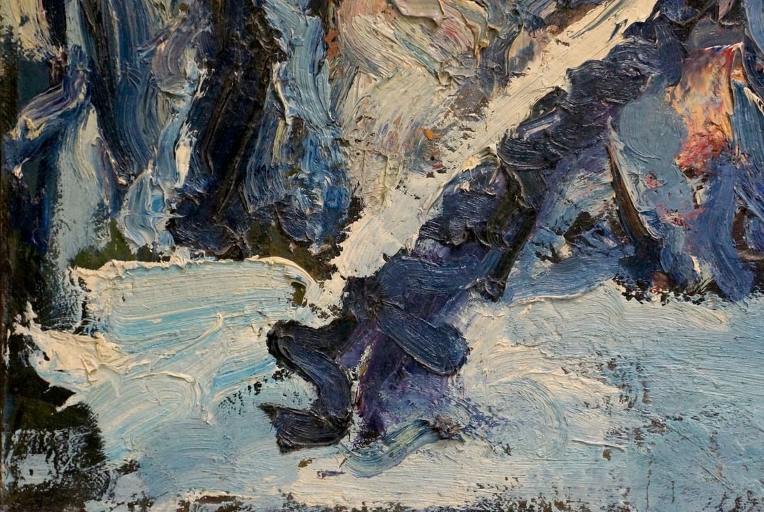 Oil painting Winter landscape Dupliy Sergey Alexandrovich - 2