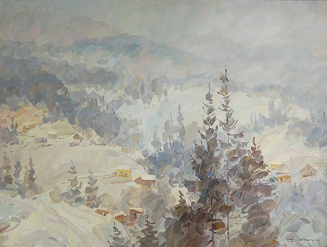 Oil painting In the Carpathians - khurdelitsa Kotmin Dmitry: Title: Oil painting In the Carpathians - khurdelitsa Kotmin Dmitry Description: NoKotmin 34 *** ABOUT THIS PAINTING *** * TITLE: "In the Carpathians - khurdelitsa" * ARTISTS: Kotmin Dmitry * SIZE: 60x