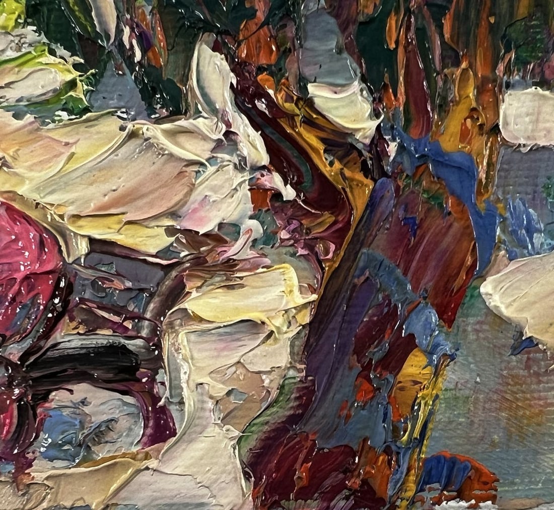 Oil painting In the summer park Oleksiy Ivanyuk - 5