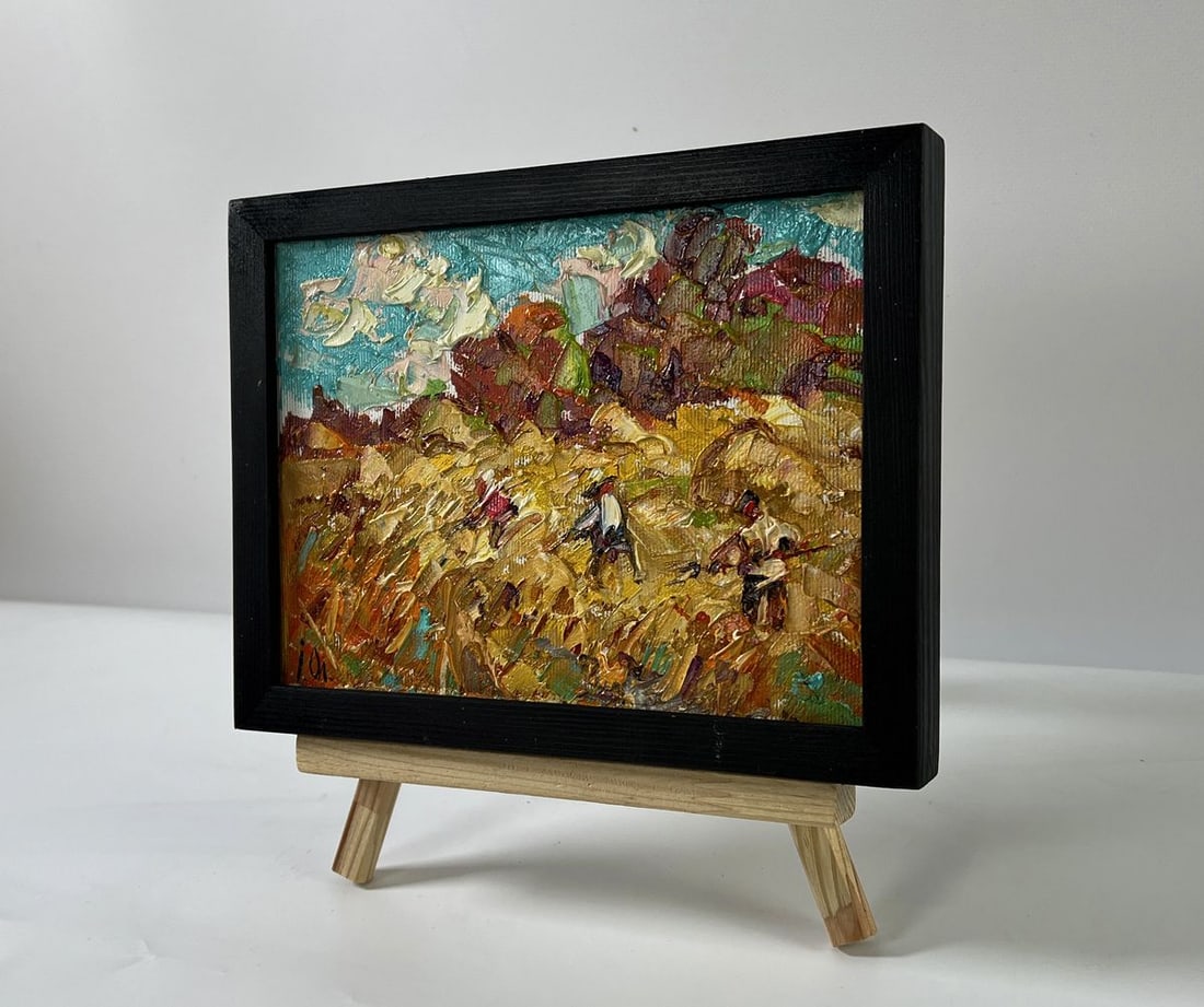 Oil painting Daytime haymaking Oleksiy Ivanyuk - 2