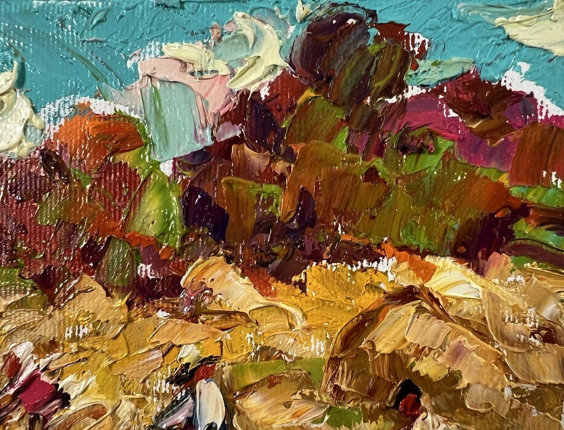 Oil painting Daytime haymaking Oleksiy Ivanyuk - 4