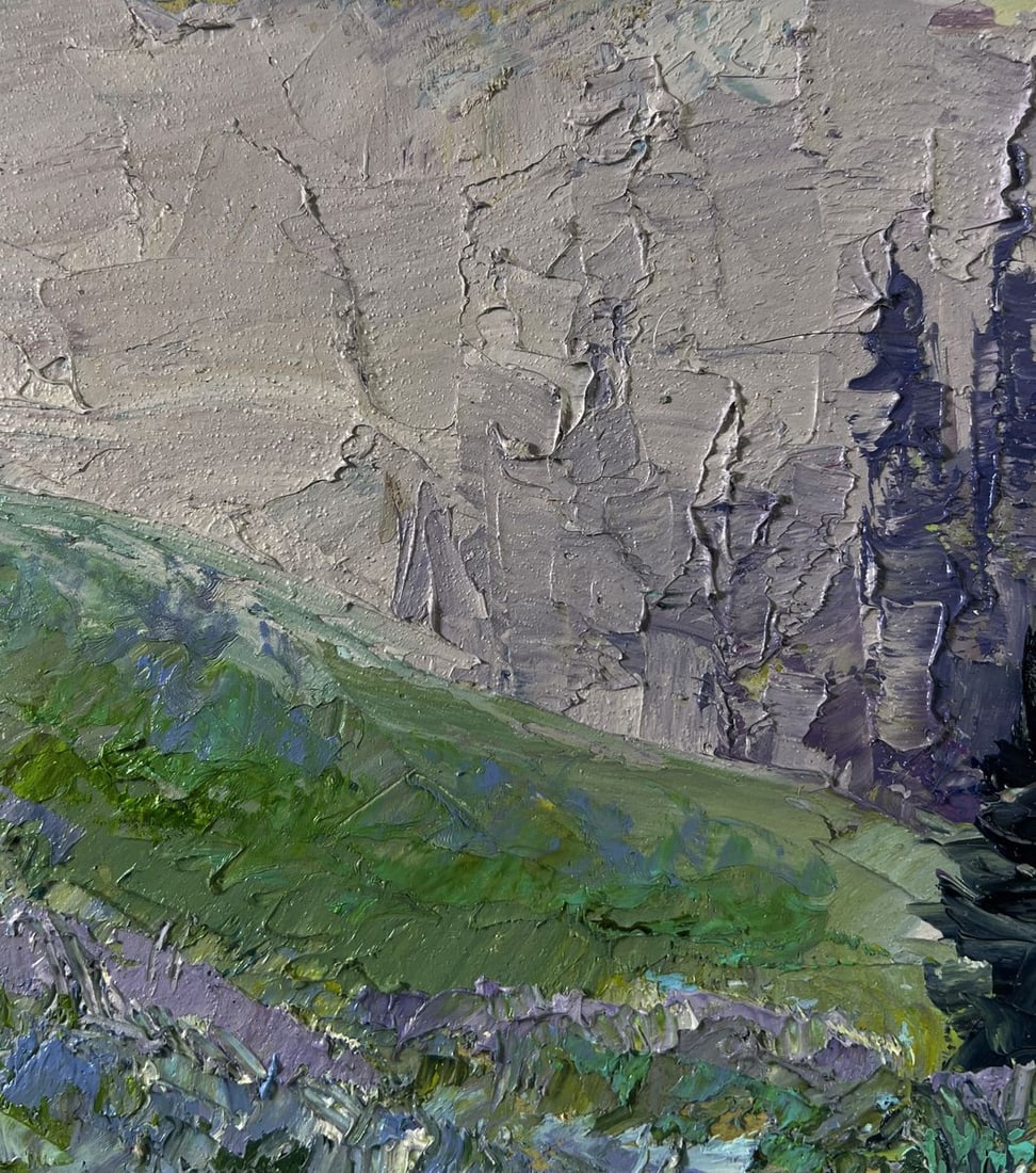 Oil painting Mountain meadows Boris Serdyuk - 5