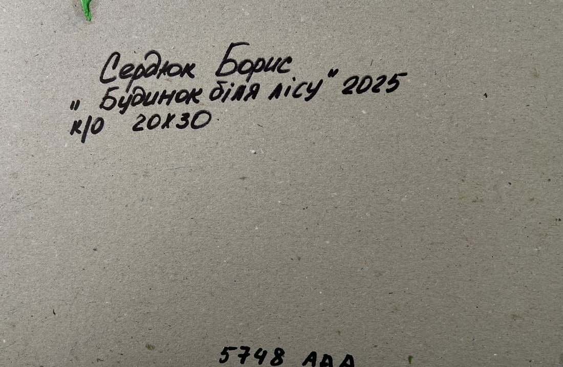 Oil painting House near the forest Boris Serdyuk - 10