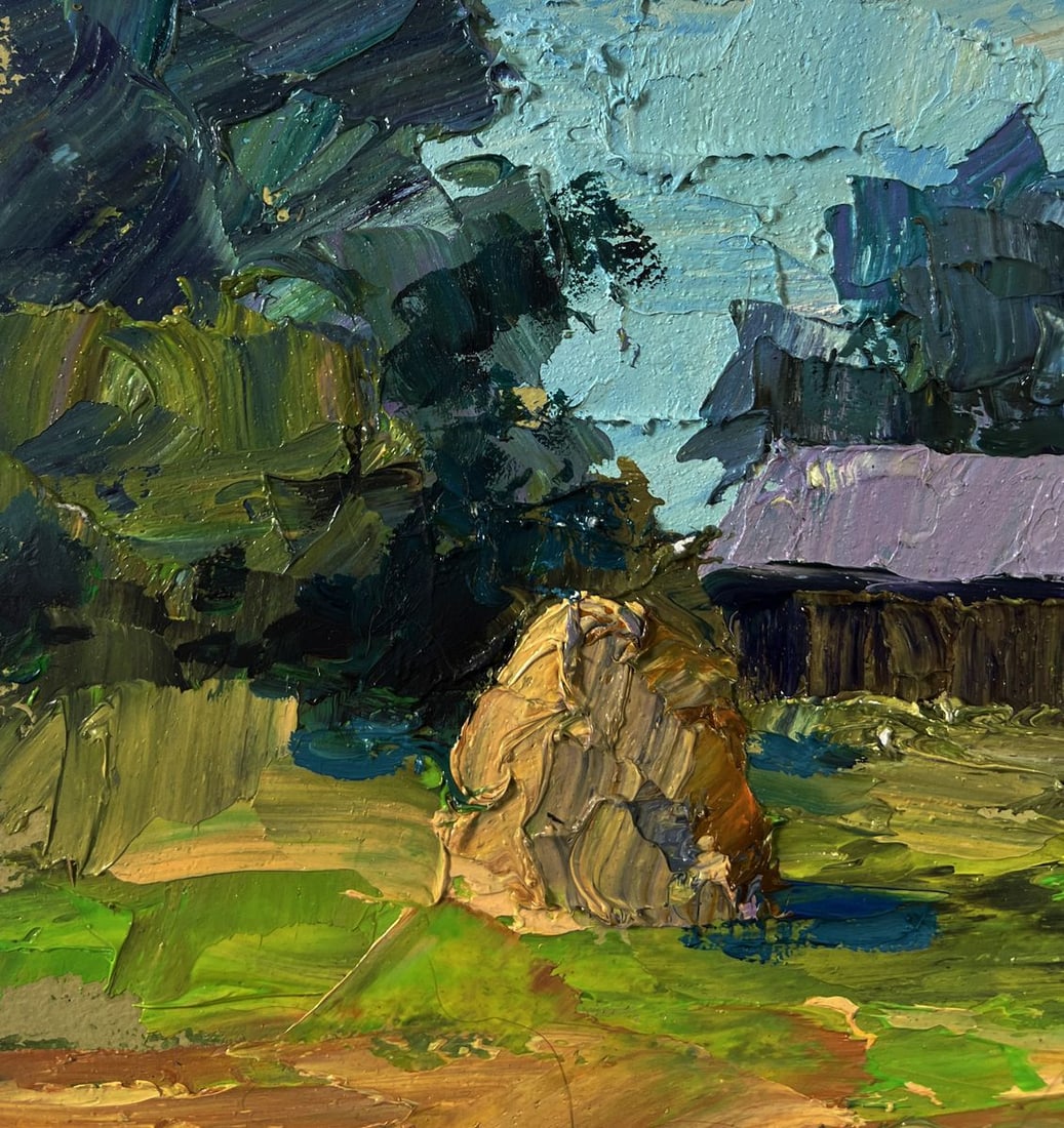 Oil painting House near the forest Boris Serdyuk - 6