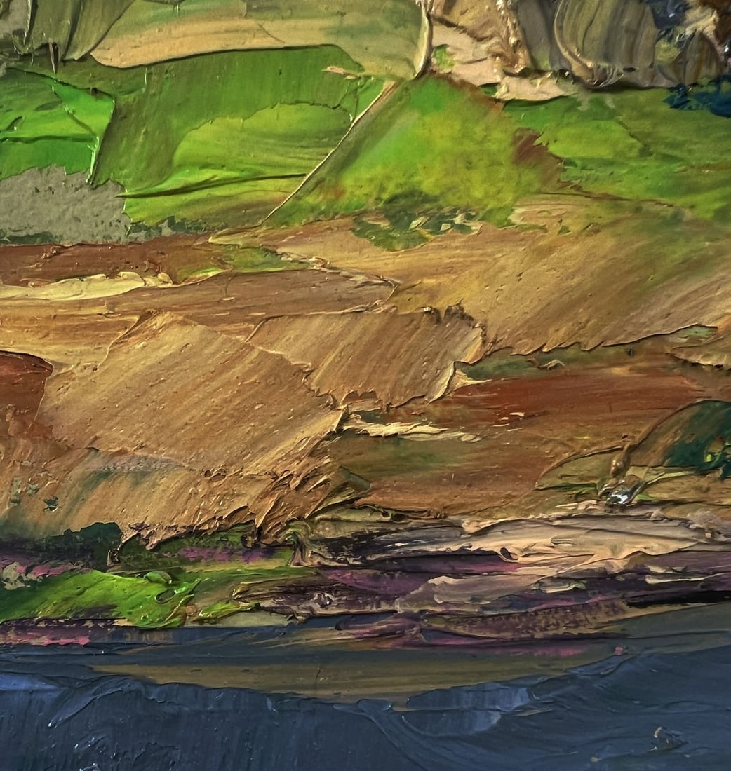 Oil painting House near the forest Boris Serdyuk - 7