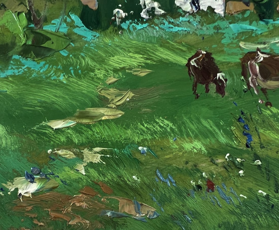 Oil painting Forest house Yuriy Suprunchuk - 8