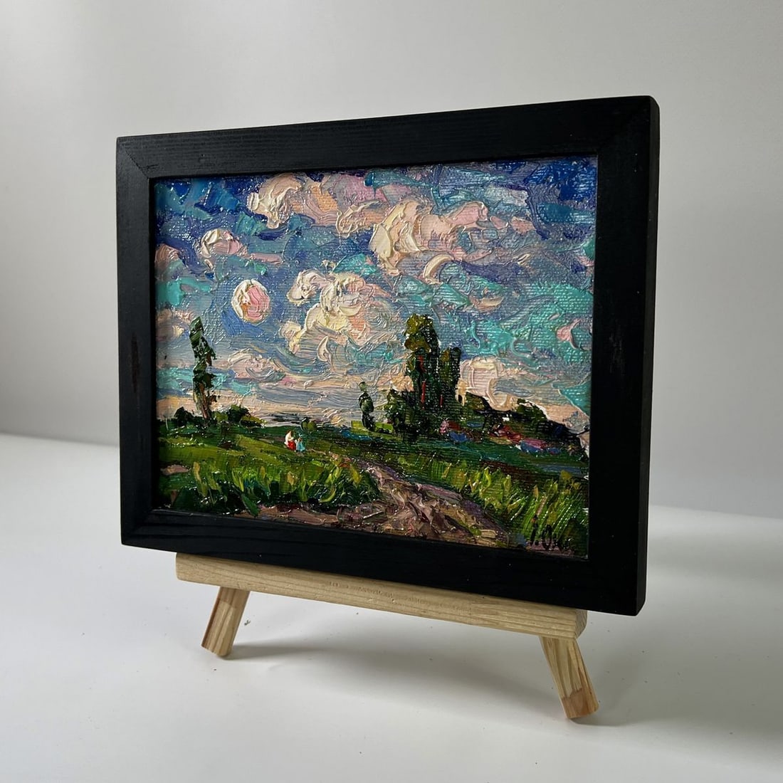 Oil painting Outside the village Oksana Ivanyuk - 2