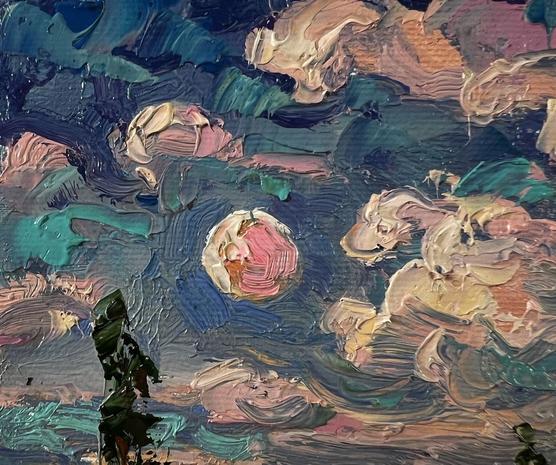 Oil painting Outside the village Oksana Ivanyuk - 7