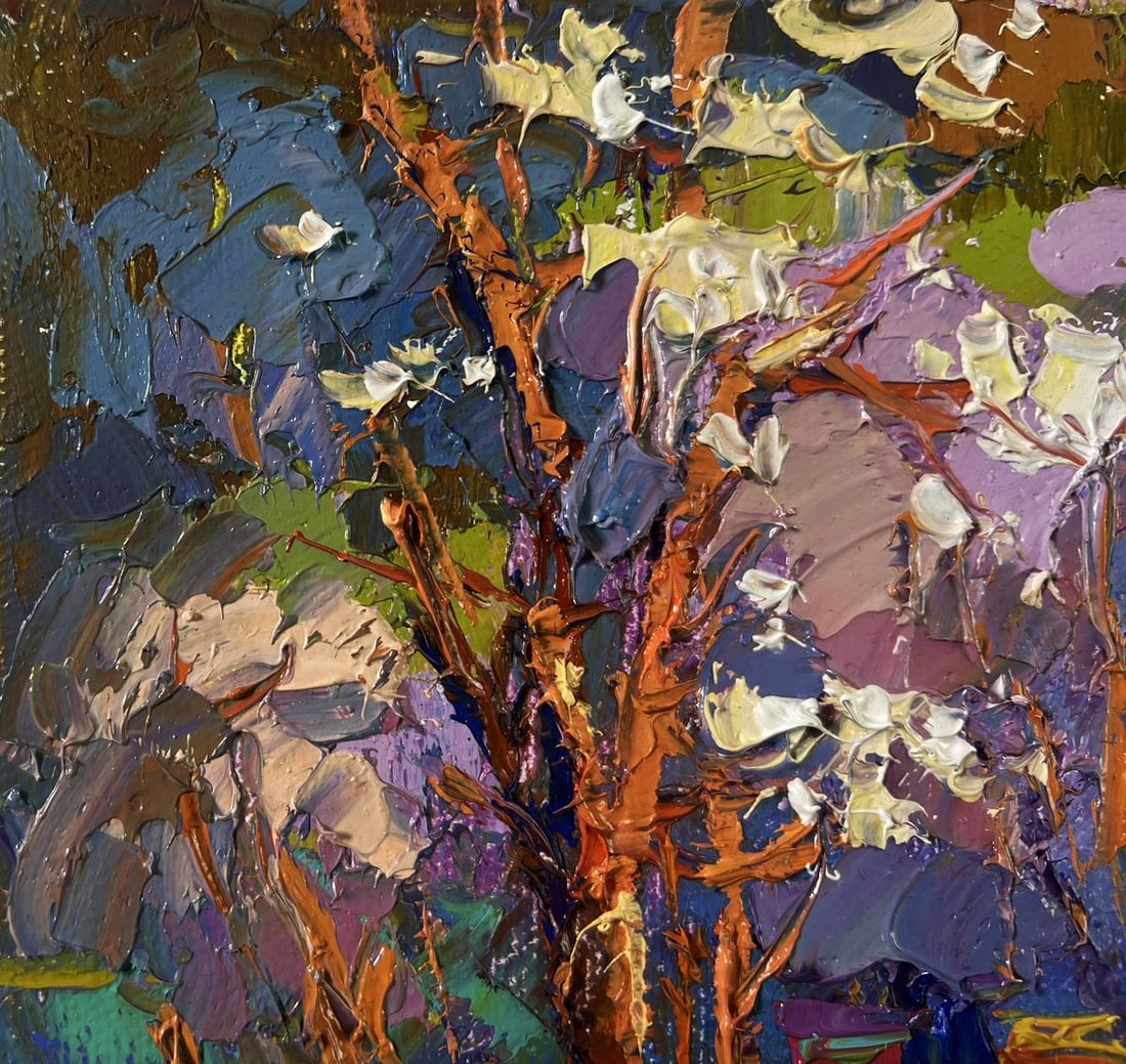 Oil painting Sunny day at the apiary Oksana Ivanyuk - 7