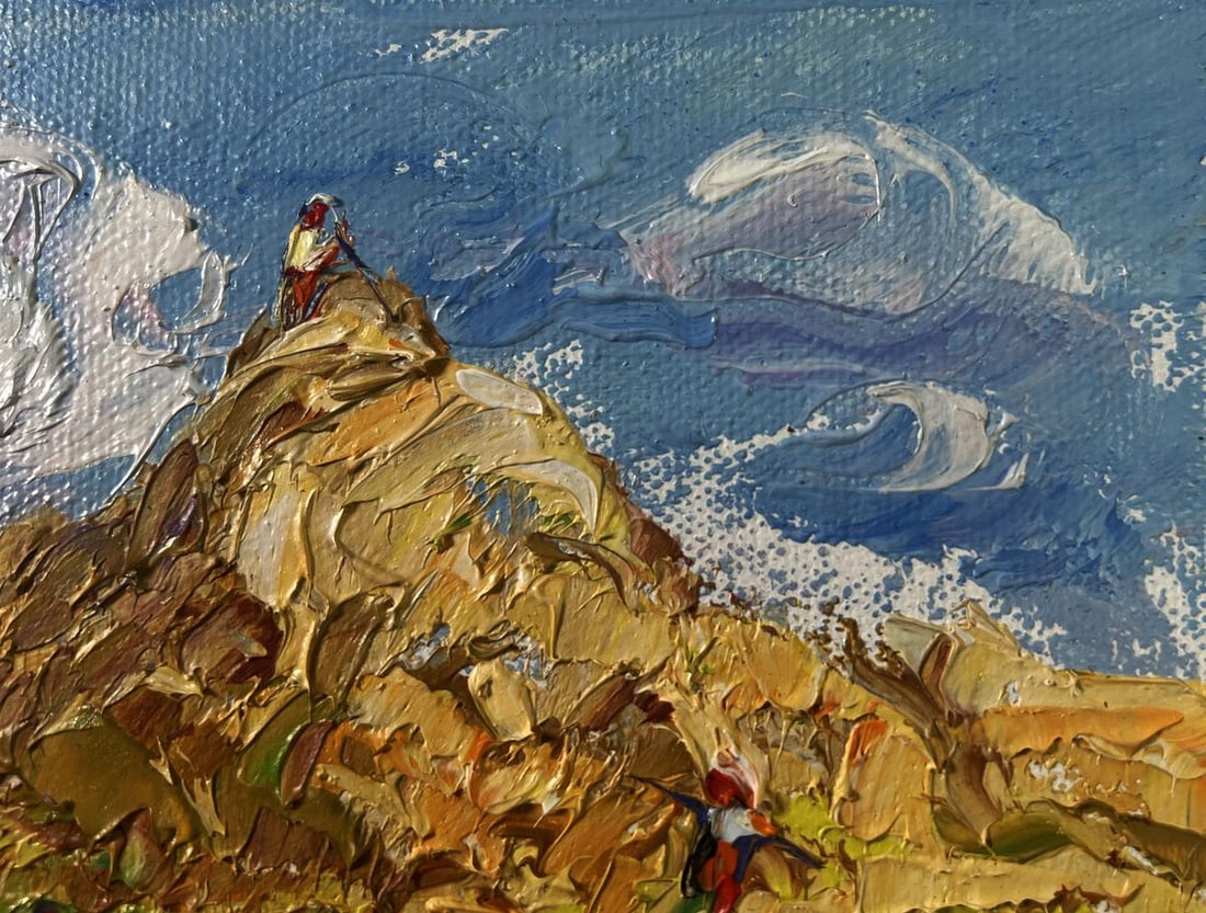 Oil painting Light and Peace among the meadows Oleksiy Ivanyuk - 4