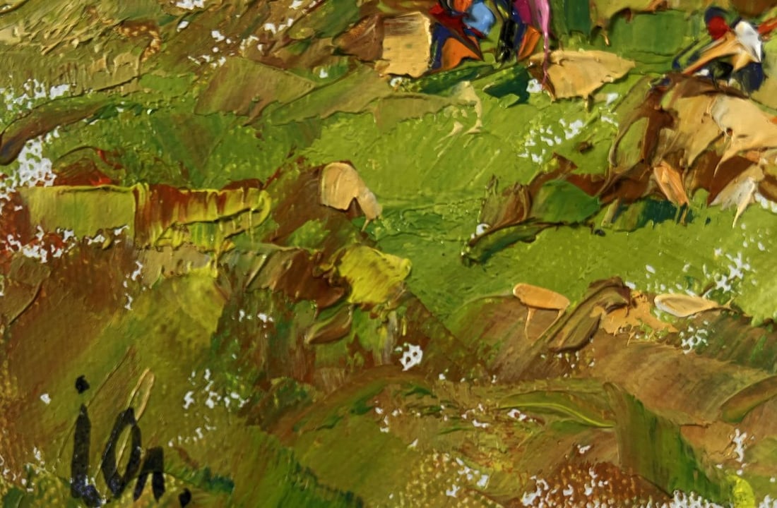 Oil painting Light and Peace among the meadows Oleksiy Ivanyuk - 6