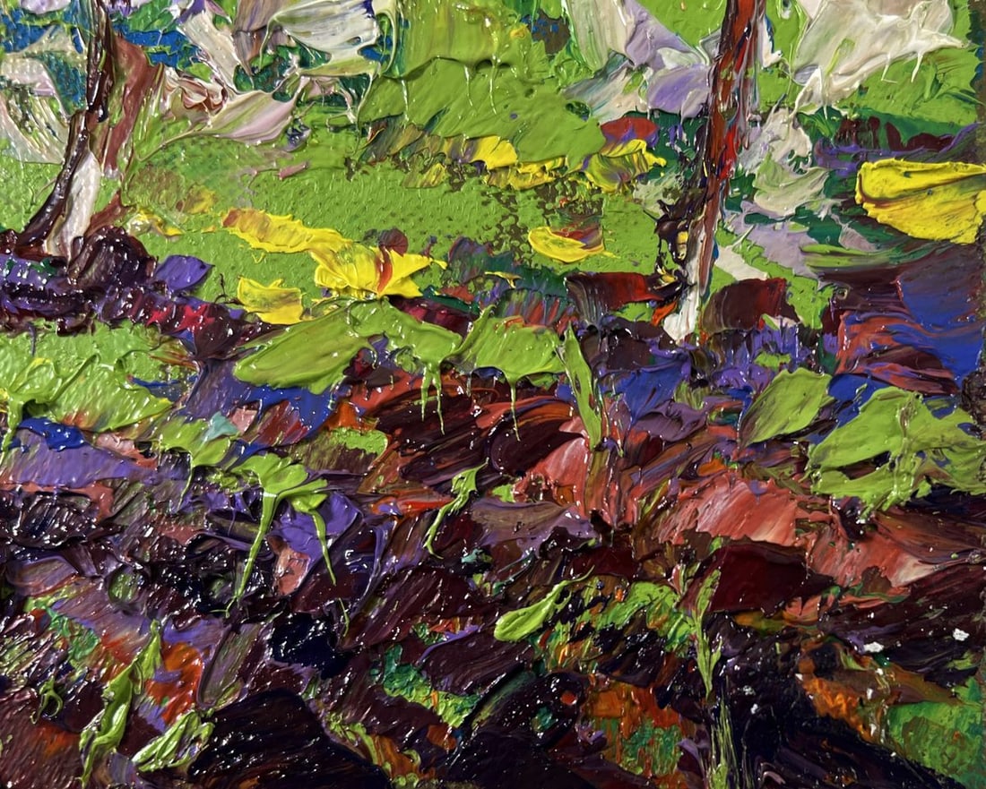 Oil painting Spring awakens in light Oleksiy Ivanyuk - 5