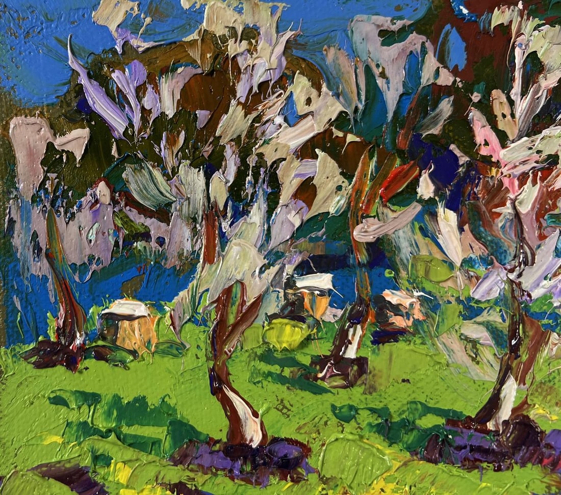 Oil painting Spring awakens in light Oleksiy Ivanyuk - 7