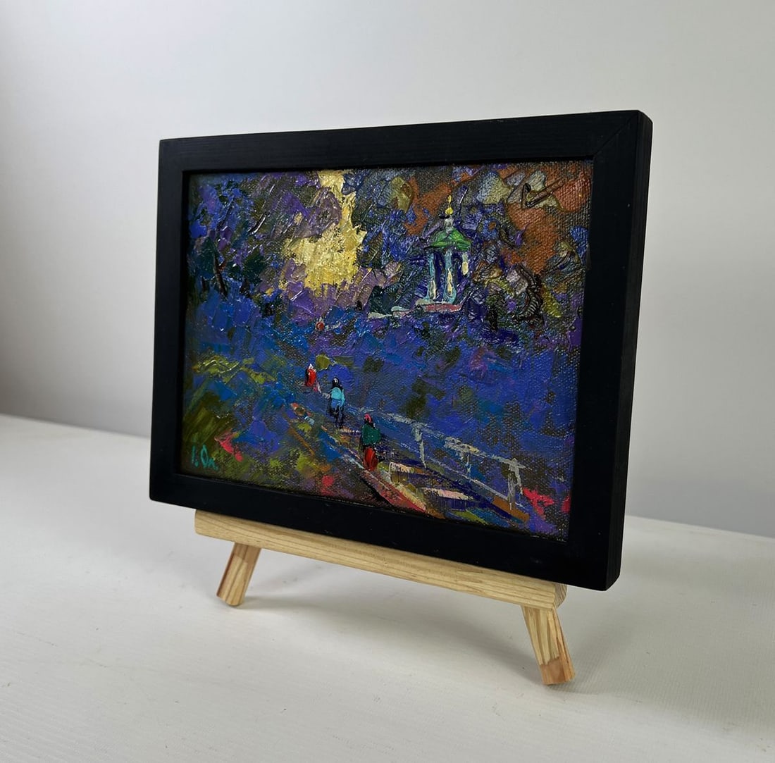 Oil painting Warm moments among loved ones Oleksiy Ivanyuk - 2