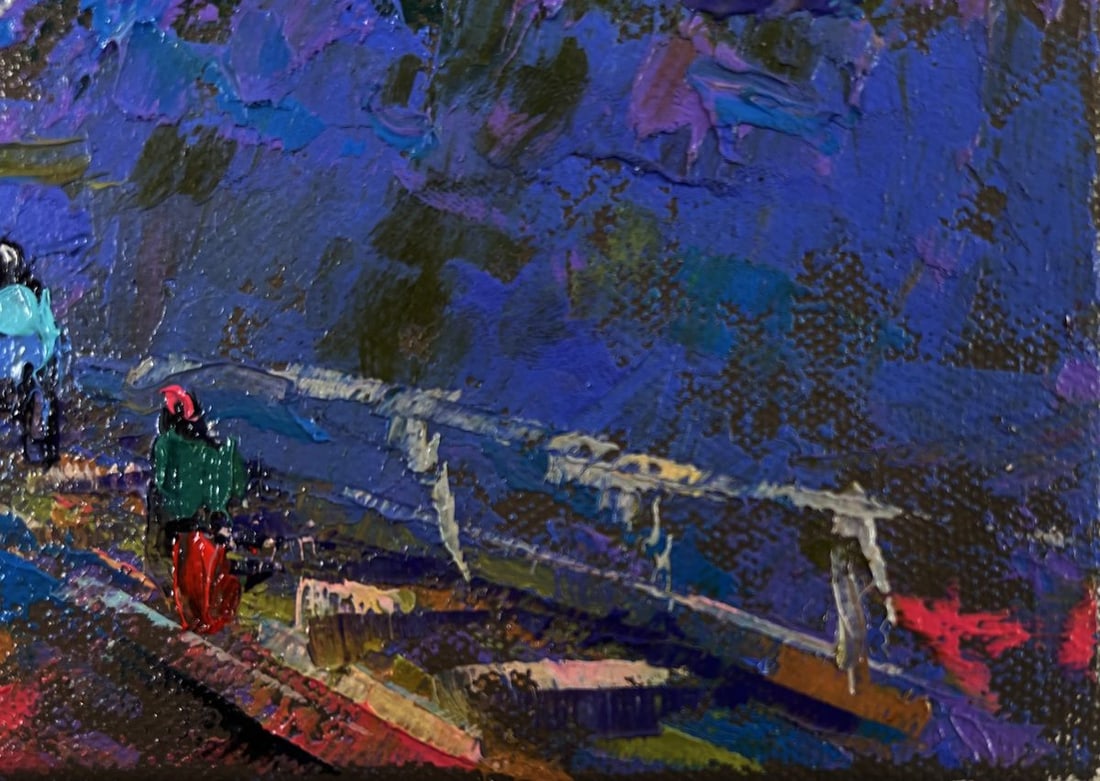 Oil painting Warm moments among loved ones Oleksiy Ivanyuk - 5