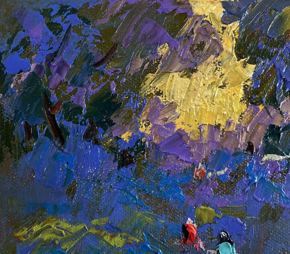 Oil painting Warm moments among loved ones Oleksiy Ivanyuk - 7