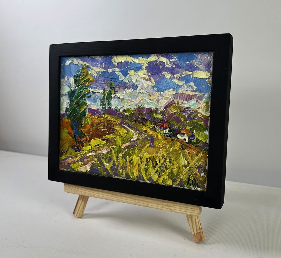 Oil painting Clouds float like fairy tail ships Oleksiy Ivanyuk - 2