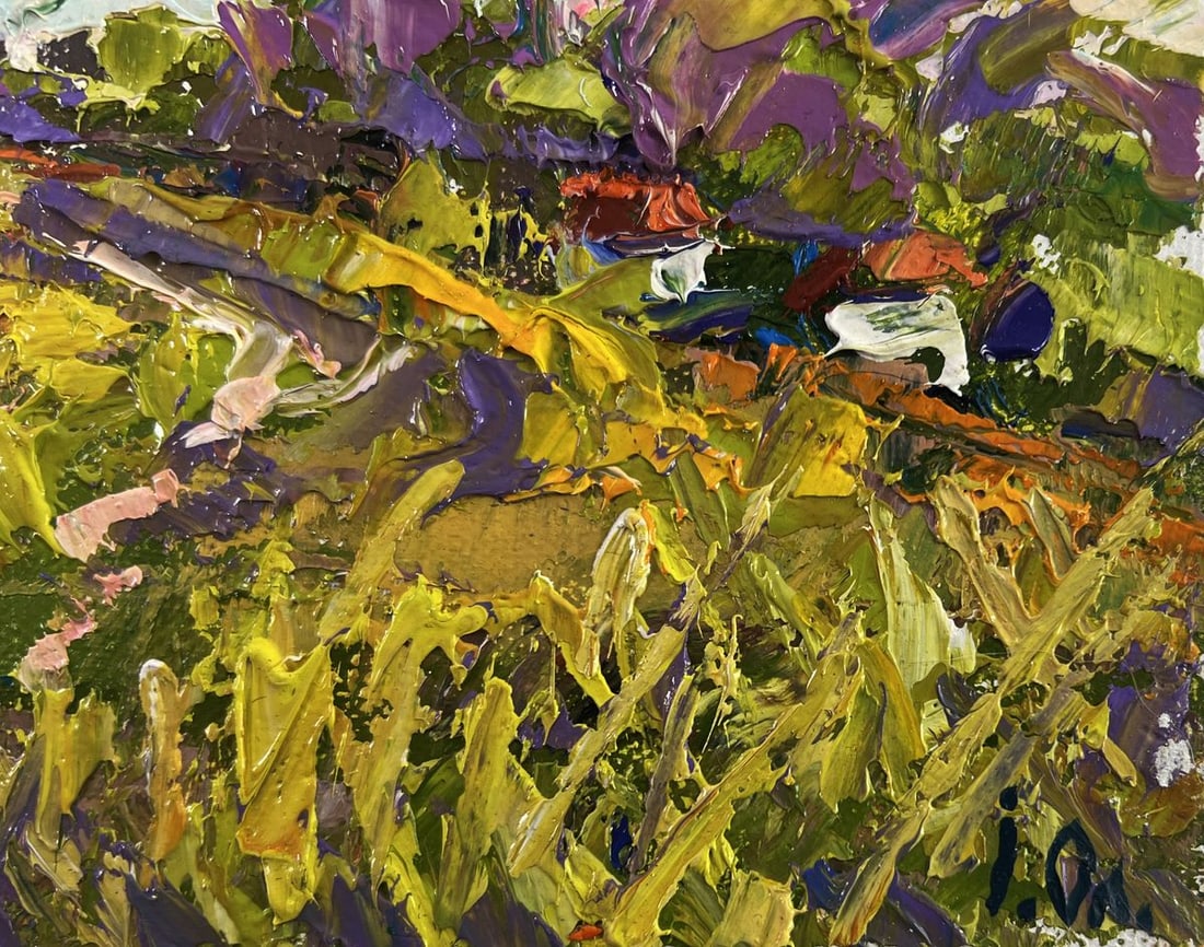 Oil painting Clouds float like fairy tail ships Oleksiy Ivanyuk - 5