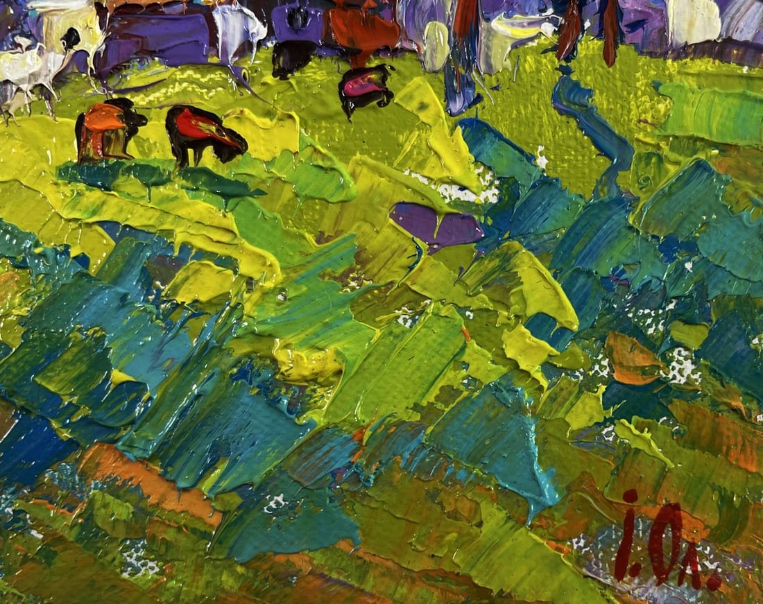 Oil painting Nature speaks in a whisper of grass Oleksiy Ivanyuk - 5