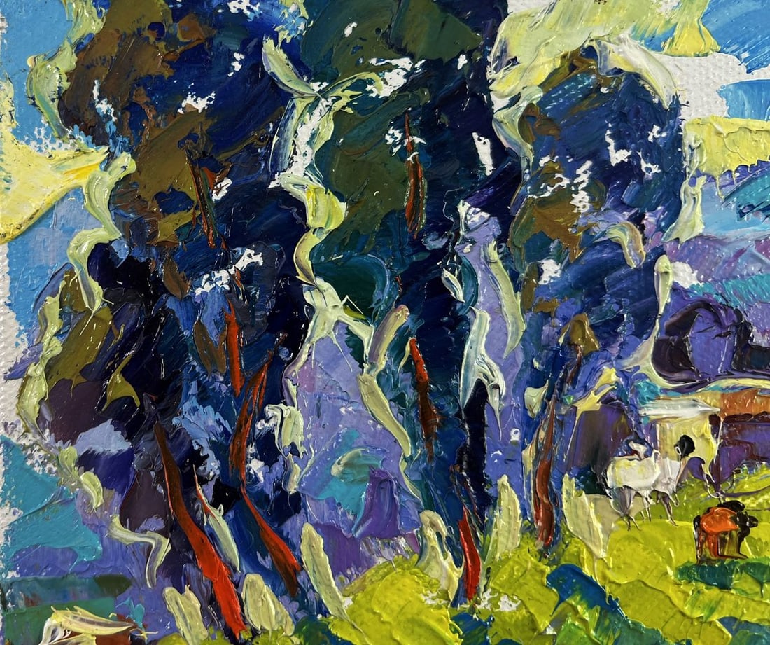 Oil painting Nature speaks in a whisper of grass Oleksiy Ivanyuk - 7