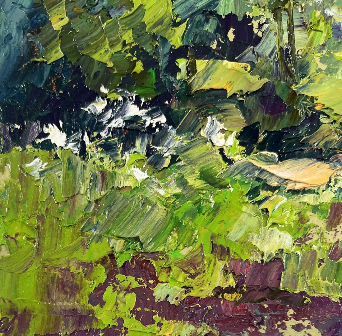 Oil painting Summer morning on the pasture Boris Serdyuk - 7