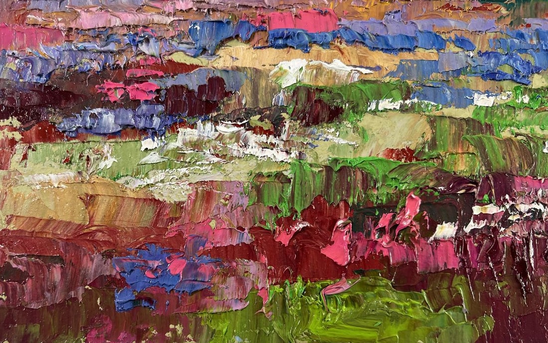 Oil painting Where flowers whisper spring Boris Serdyuk - 6