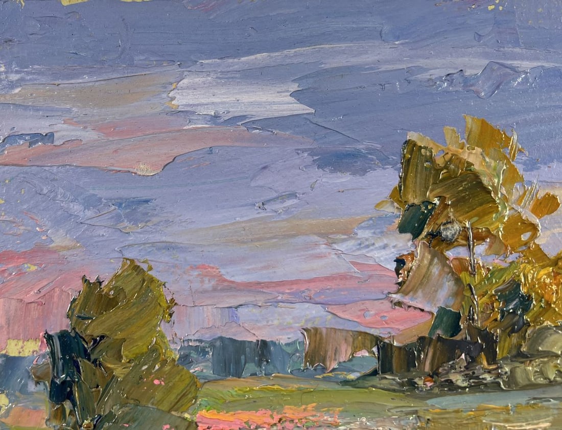 Oil painting A quiet night passes among the grasses Boris Serdyuk - 7