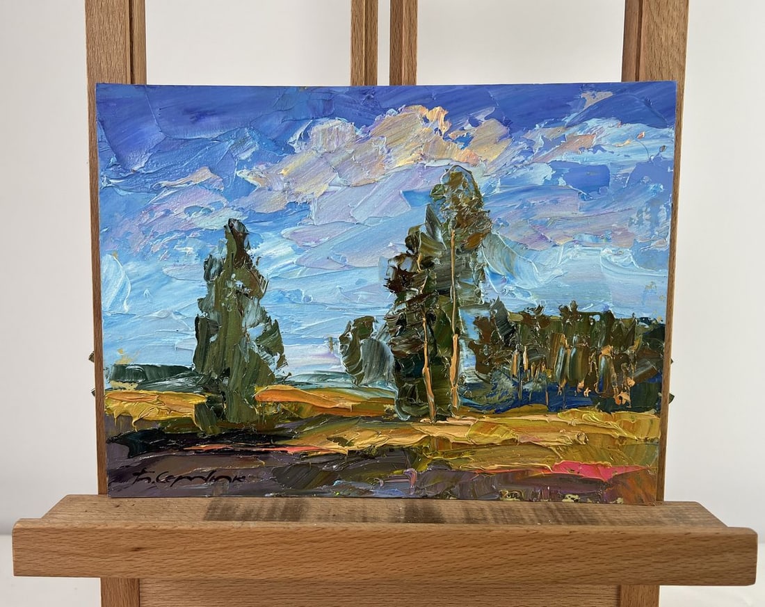 Oil painting A day filled with sunshine Boris Serdyuk (1 of 8)