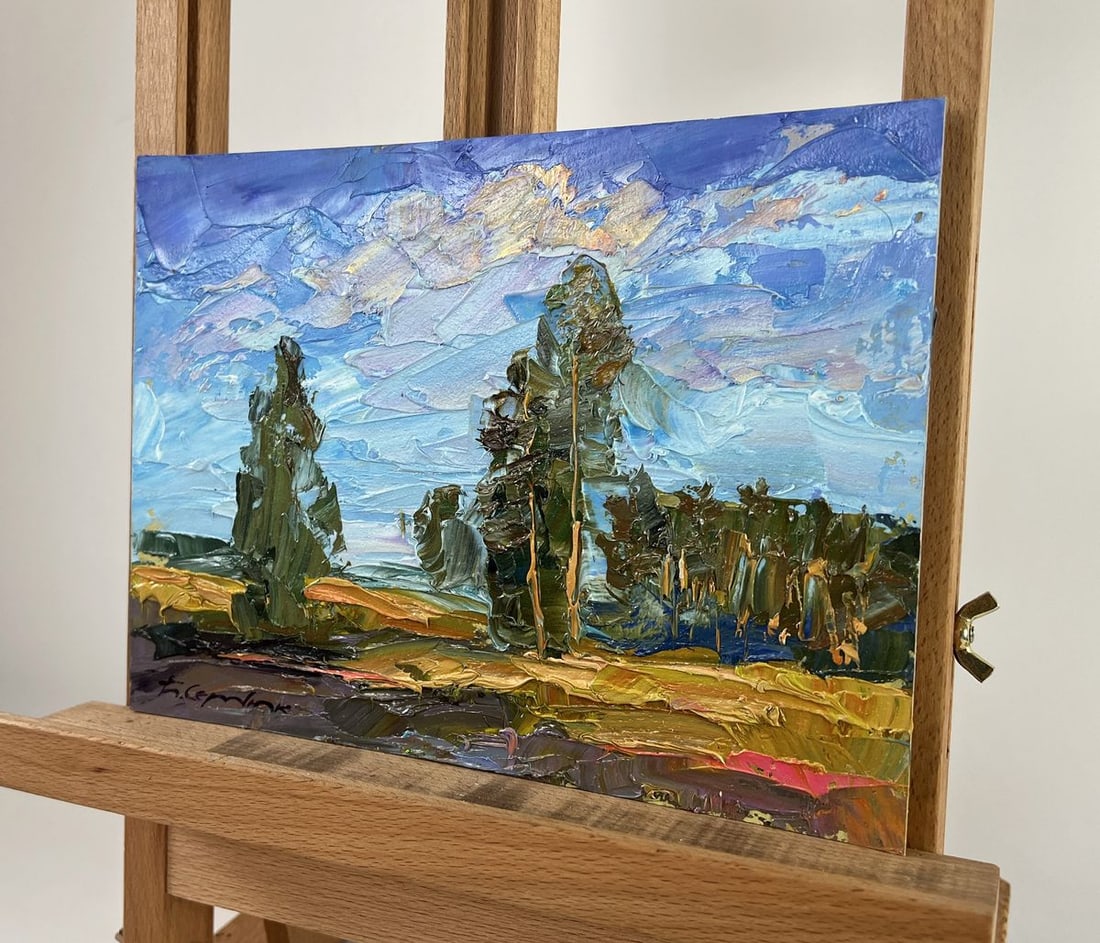 Oil painting A day filled with sunshine Boris Serdyuk - 2