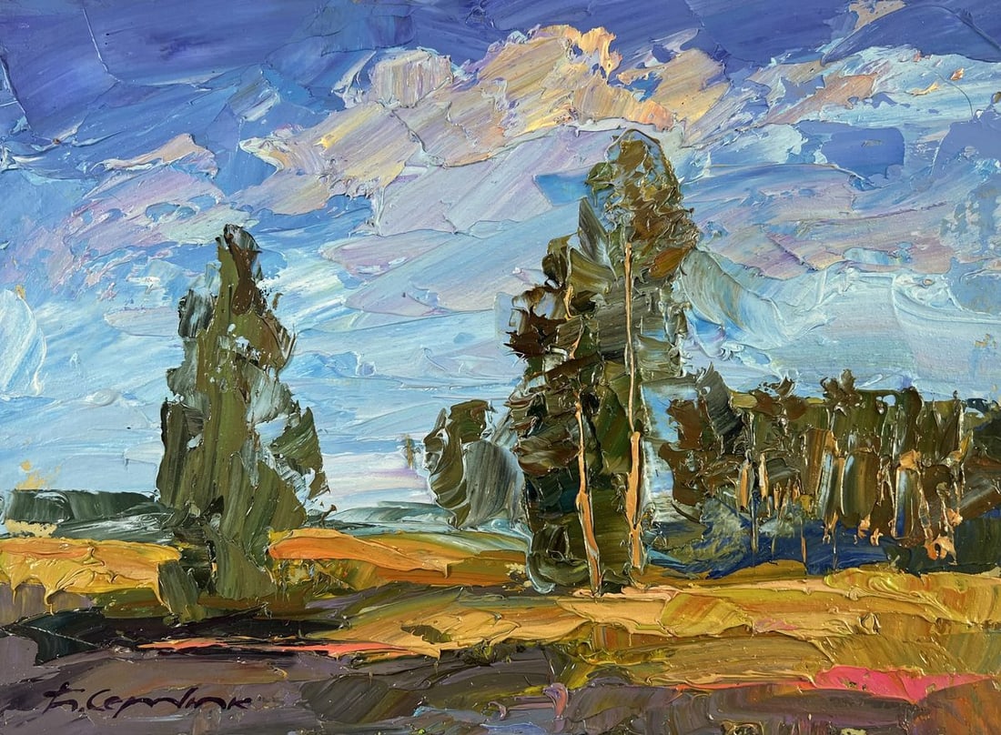 Oil painting A day filled with sunshine Boris Serdyuk - 3