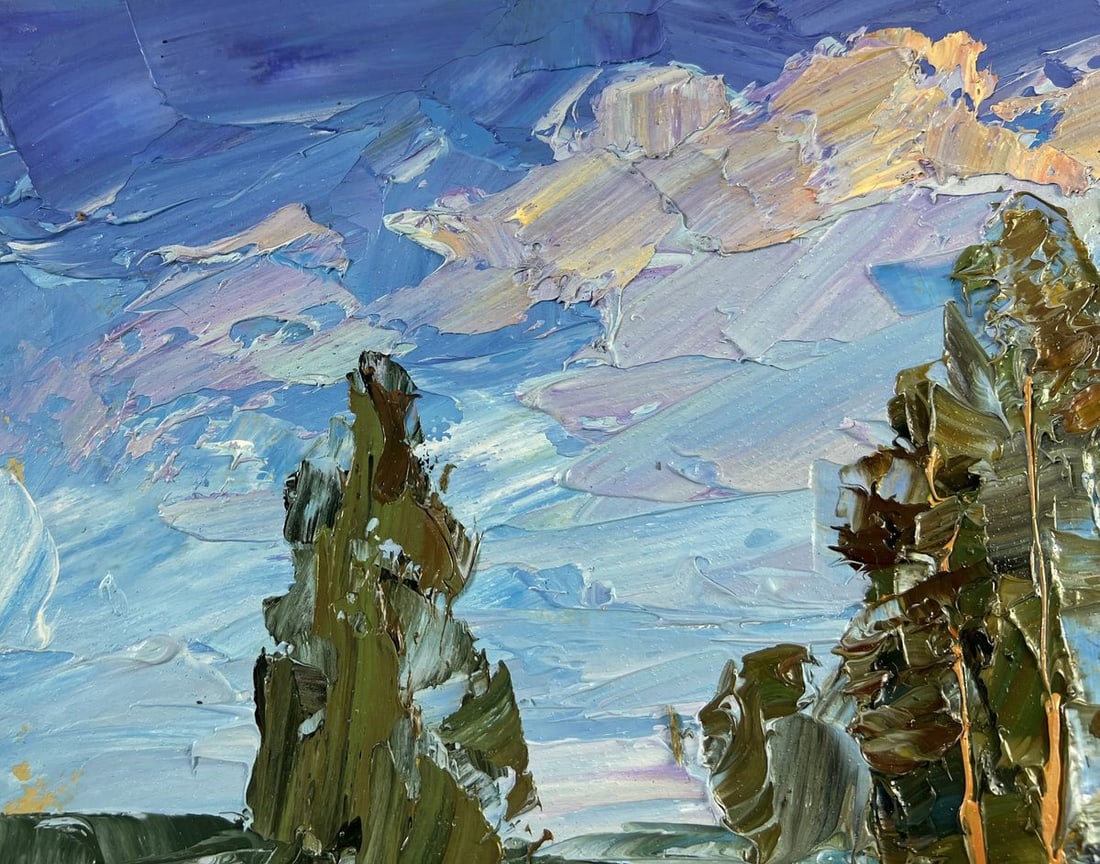 Oil painting A day filled with sunshine Boris Serdyuk - 7