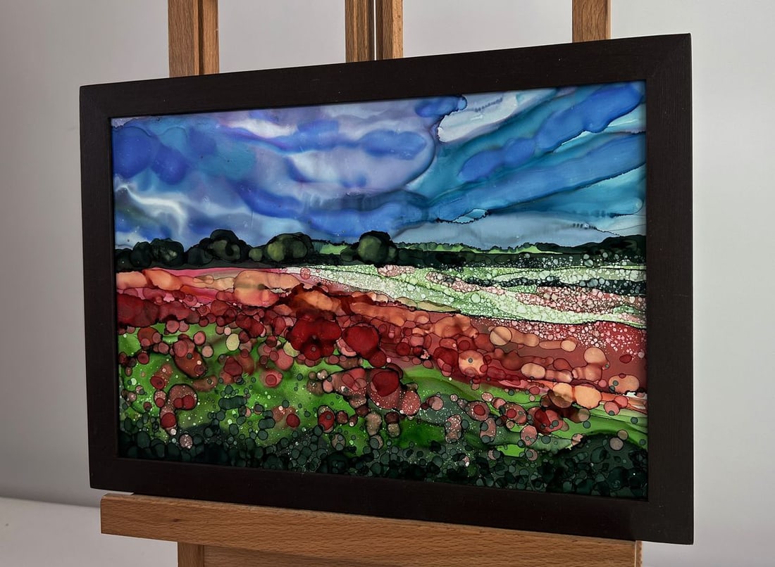 Ink painting Native spaces Olga Ponomaryova - 2