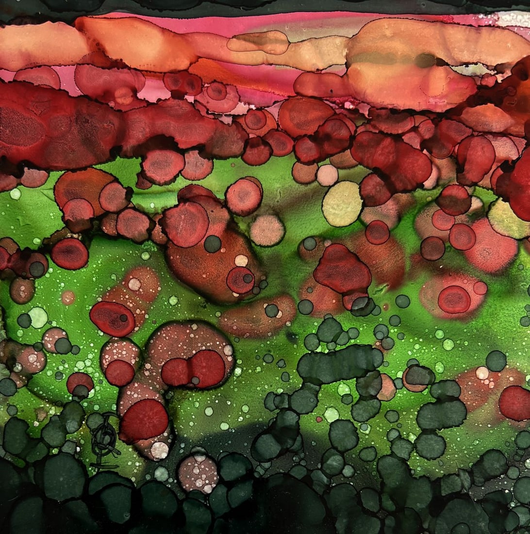 Ink painting Native spaces Olga Ponomaryova - 7