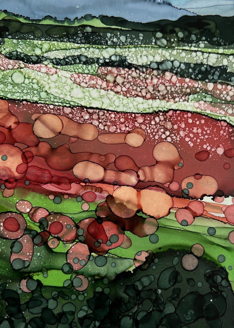 Ink painting Native spaces Olga Ponomaryova - 9