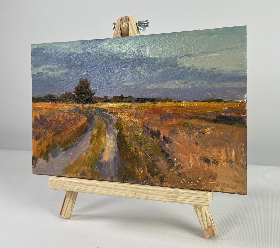 Oil painting The long way home Sergey Polyakov - 2