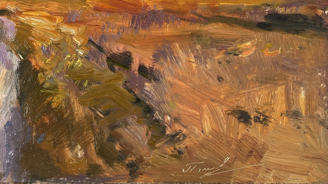 Oil painting The long way home Sergey Polyakov - 5