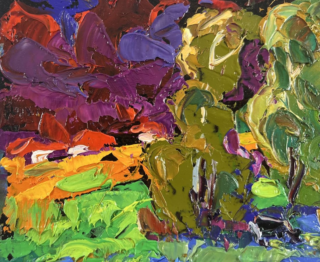 Oil painting The sky is preparing lightning Alex Kalenyuk - 7