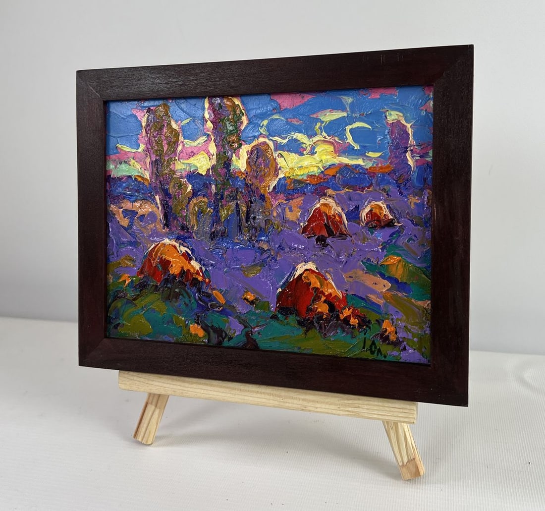 Oil painting In the blue distance of dreams Alex Kalenyuk - 2