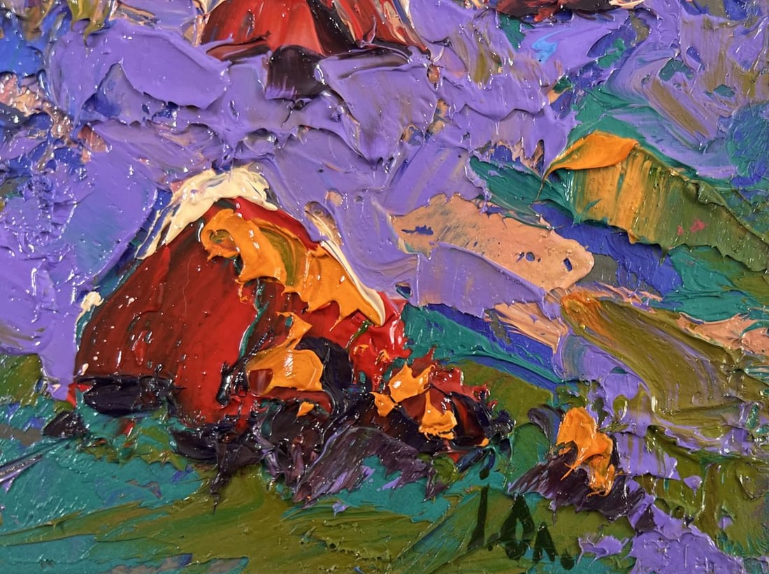 Oil painting In the blue distance of dreams Alex Kalenyuk - 5