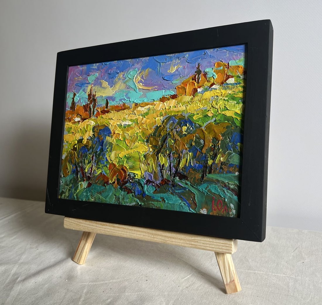 Oil painting Sunny summer day Alex Kalenyuk - 2